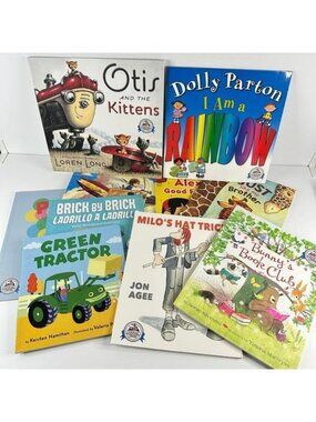 Dolly Parton’s Imagination Library Book Bundle-Lot of 10-Pilot, Tractor (PB)